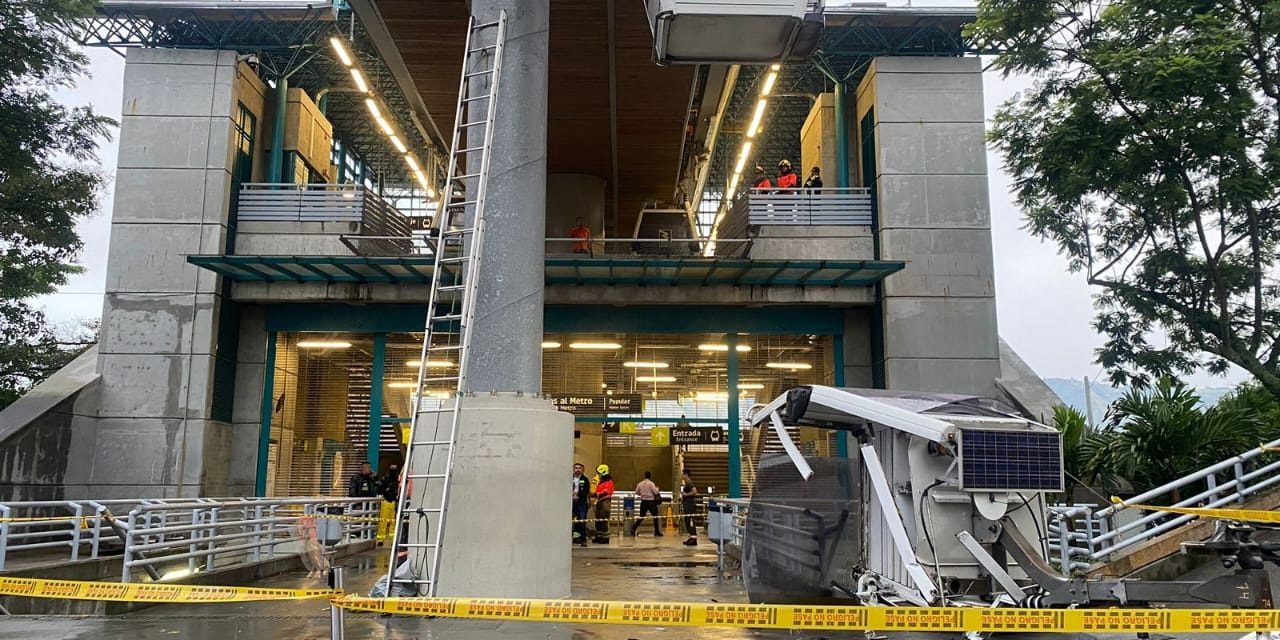 Conozca los detalles de la caída de una cabina del Metrocable con pasajeros en Medellín