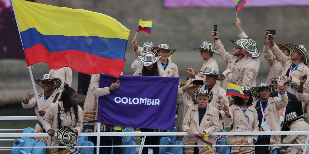 Así fue el paso de la delegación colombiana en la inauguración de los Juegos Olímpicos