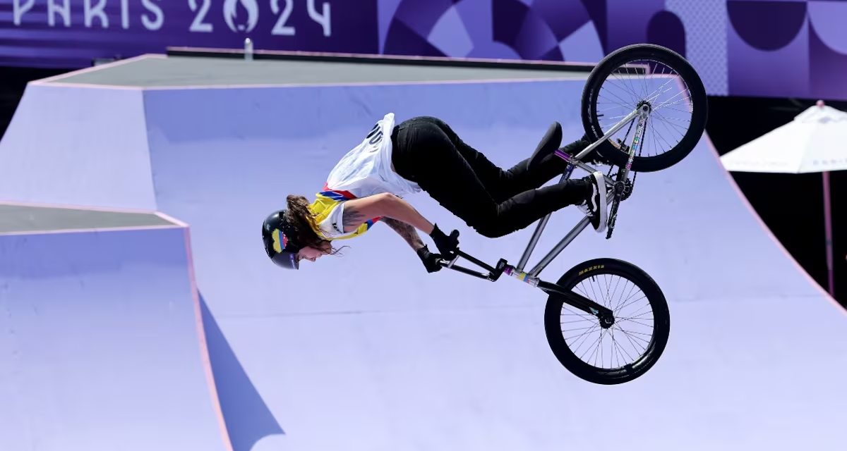 La vallecaucana Queen Saray Villegas avanzó a la final de BMX freestyle en Juegos Olímpicos