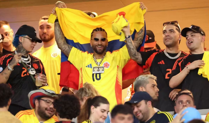 ¿Maluma peleó en la final de la Copa América? Se le vio enojado