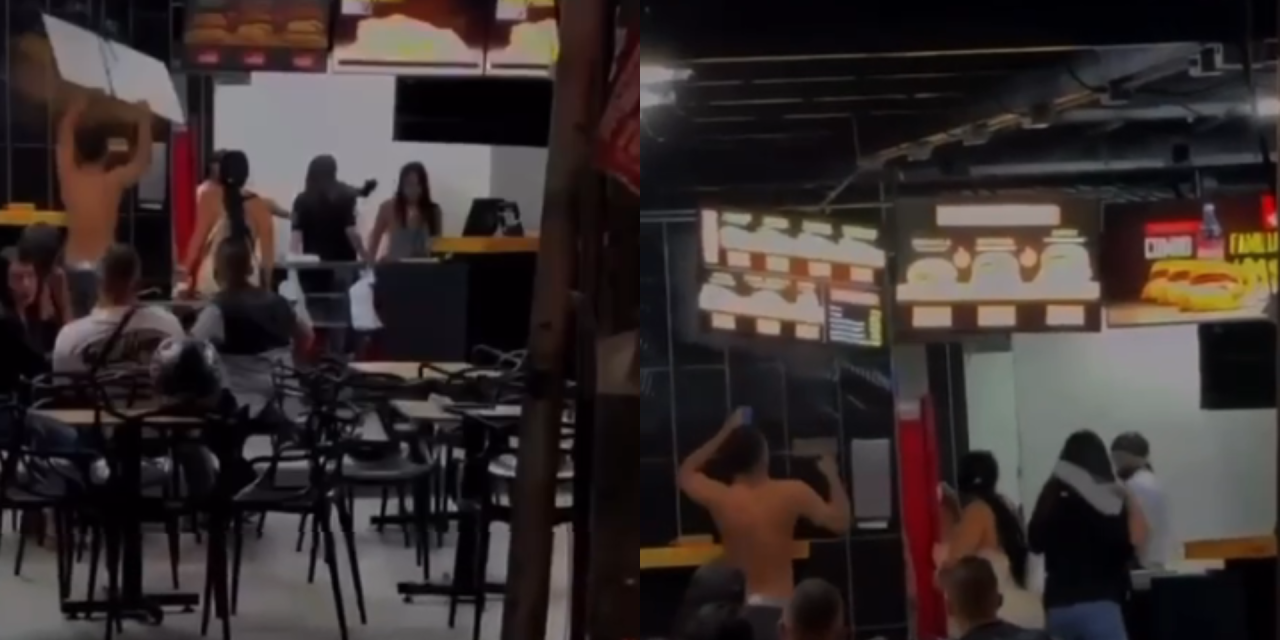 Tres ebrios destruyeron un restaurante en Pereira. Ofrecen recompensa de 10 millones por su identificación