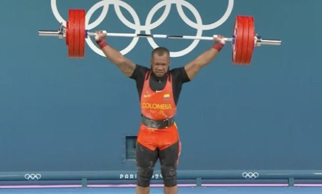 El chocoano Yeison López se colgó medalla de plata en levantamiento de pesas en Juegos Olímpicos