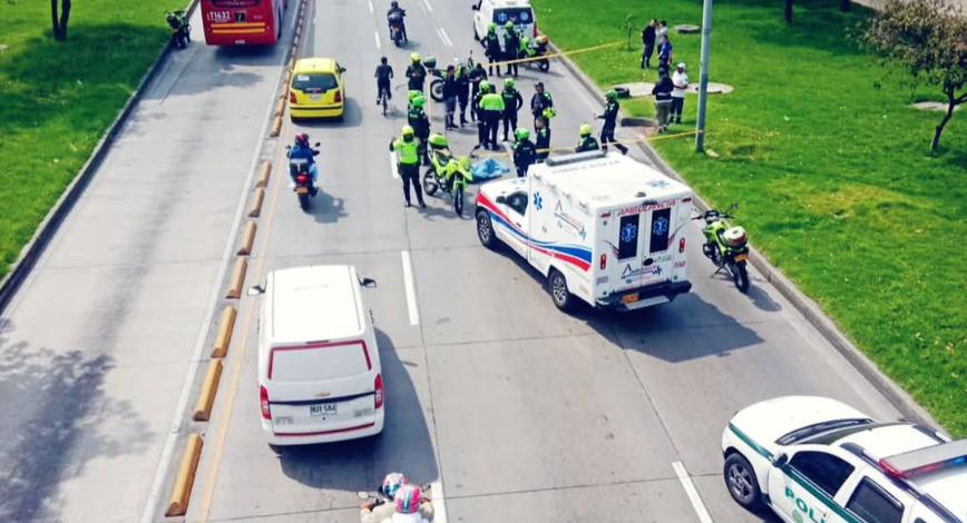 Motociclista fue asesinado en Bogotá. El caso está relacionado con un atraco