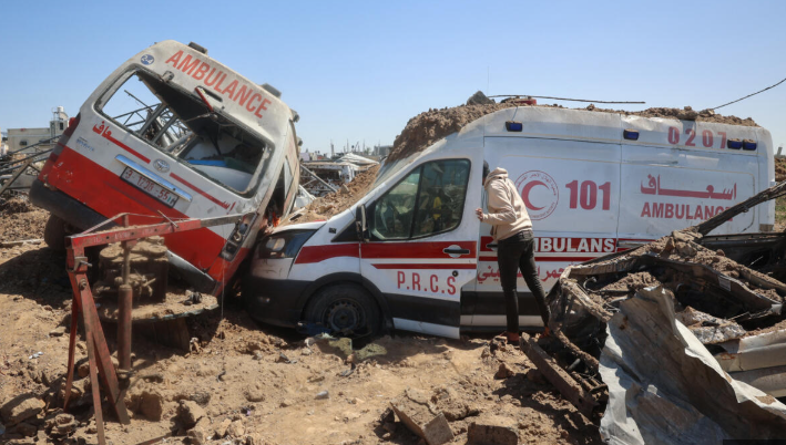 ONU Y Cruz Roja confirmaron que tropas israelíes mataron a 15 paramédicos que atendían civiles en Gaza