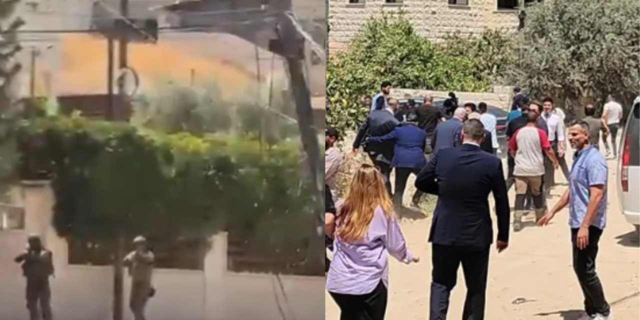 Ejército de Israel disparó contra diplomáticos y periodistas de 21 países en Cisjordania