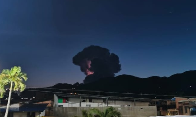 Servicio Geológico explicó el fenómeno que se vio cerca al Volcán Nevado del Ruiz. No era actividad volcánica