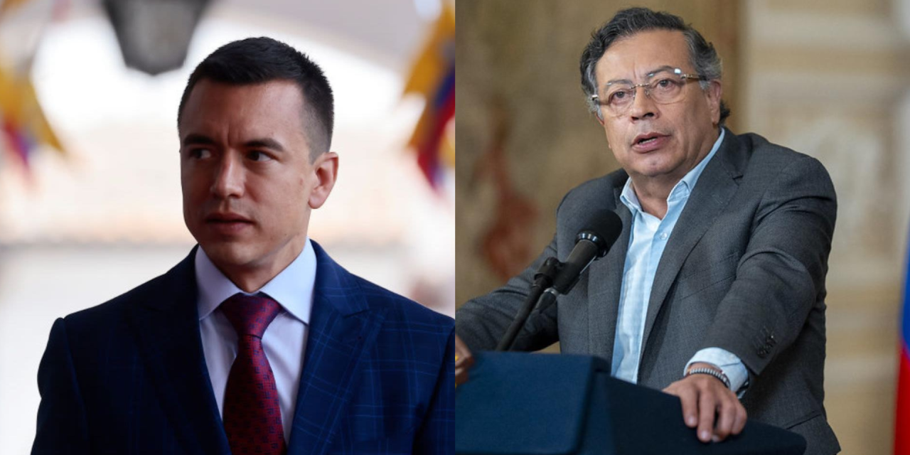 Presidente Gustavo Petro denunció bombardeos ecuatorianos en frontera colombiana. Presidente de Ecuador lo niega