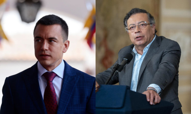 Presidente Gustavo Petro denunció bombardeos ecuatorianos en frontera colombiana. Presidente de Ecuador lo niega