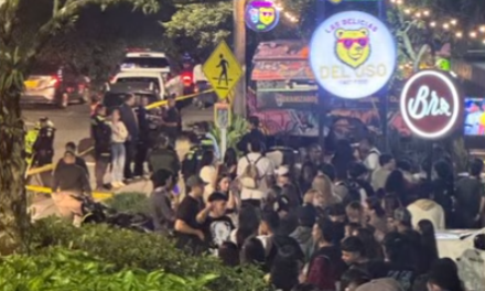 Ladrones intentaron robar a asistentes del Burger Máster en Medellín y se presentó intercambio de disparos