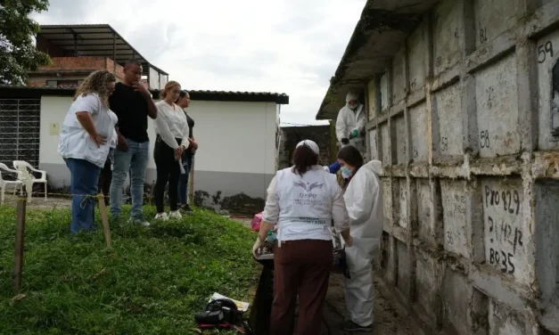 Unidad de Búsqueda recuperó, en cementerio de Pereira, dos cuerpos desaparecidos en el marco del conflicto armado
