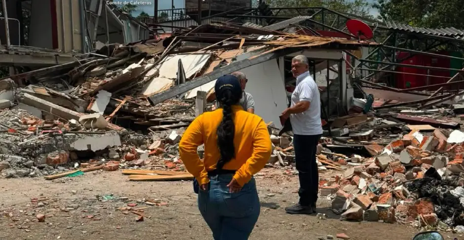 Más de 8 mil caficultores colombianos tuvieron daños en sus viviendas tras terremoto